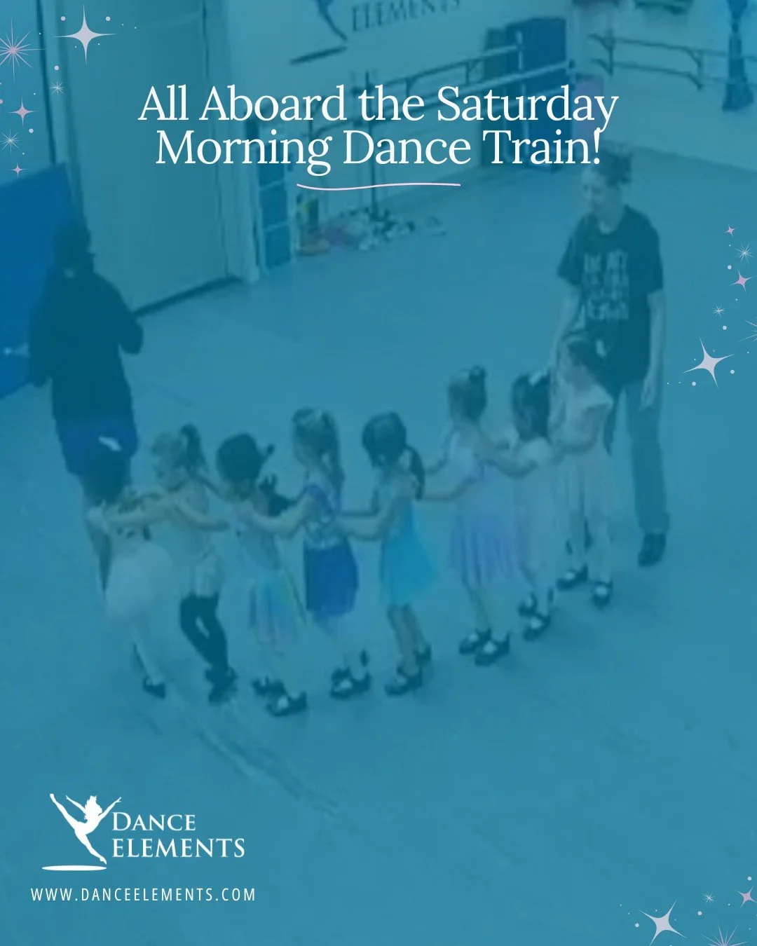 Our favorite kind of train is one filled with smiling dancers, taking turns across the floor, building confidence, learning new skills, and having fun every step of the way.

Hop on board and join us for Saturday morning classes at Dance Elements! Wh