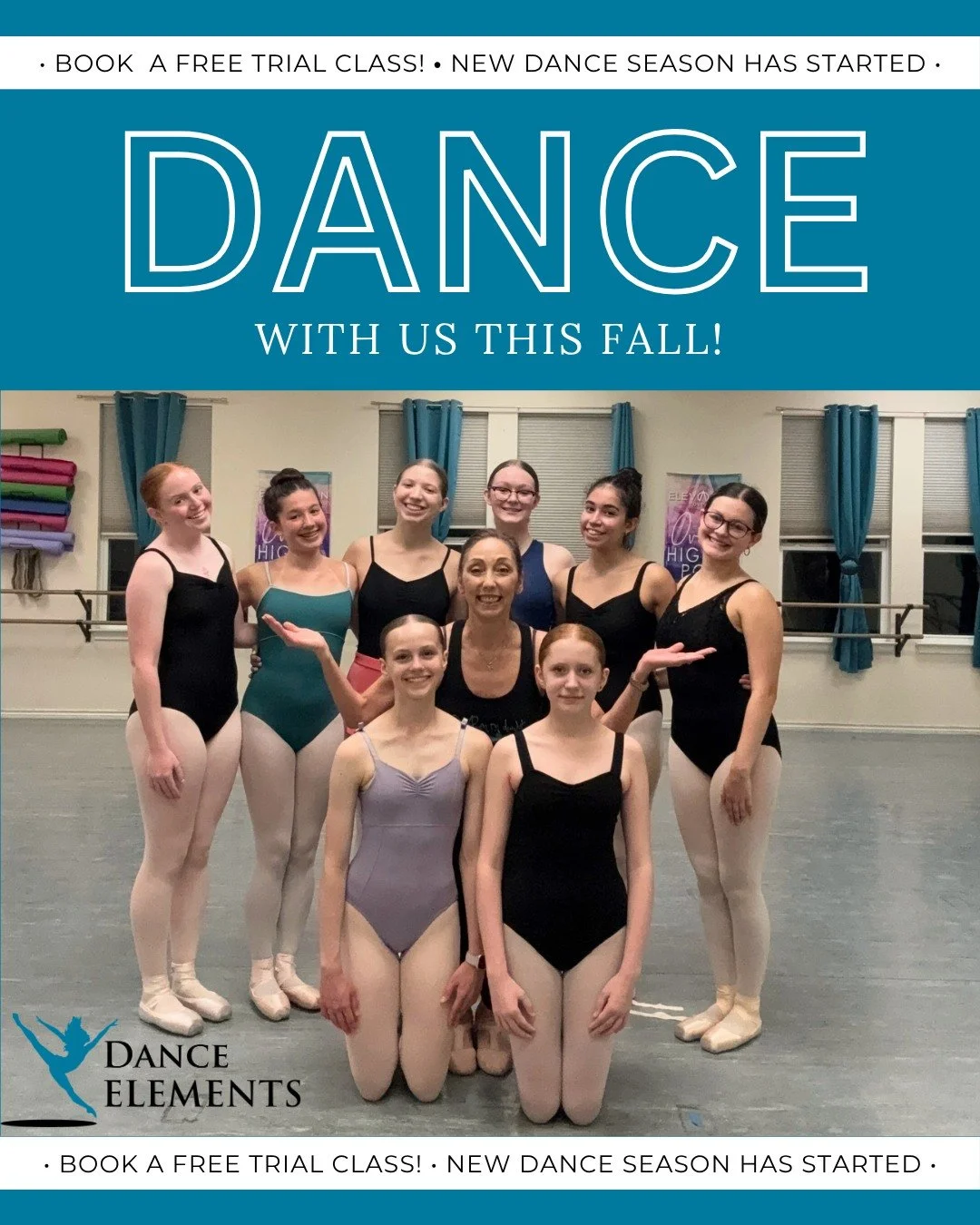 Dance with us this fall and experience the joy of movement! 🍂

We&rsquo;re offering a free trial class so you can get a taste of our fun, energetic sessions. Feel free to call us at (512) 990-4700 if you need help booking your trial class. 

Let&rsq