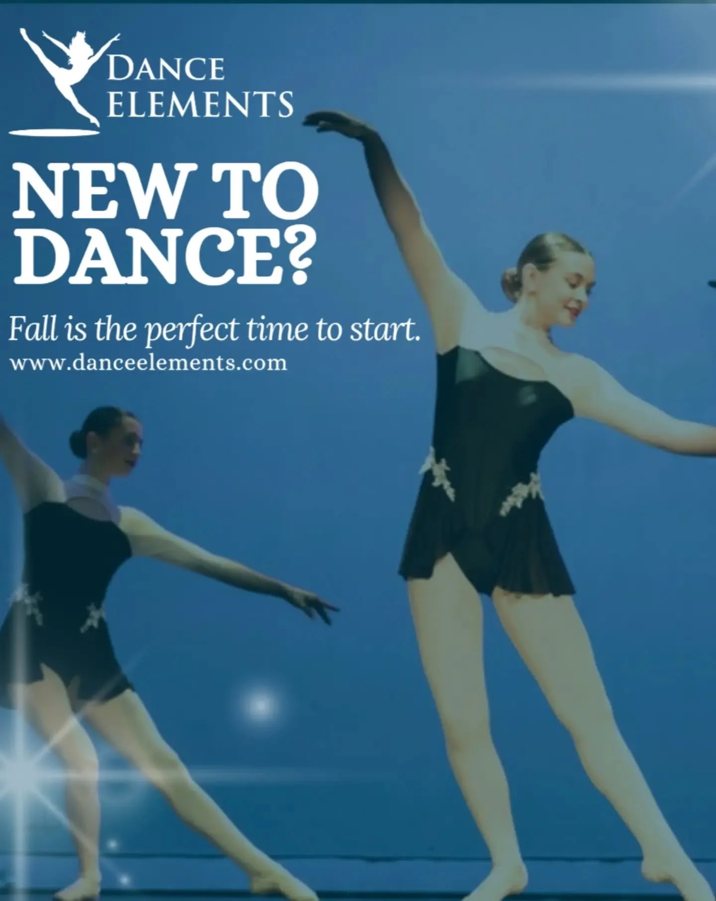 New to dance? No problem- we've got you covered. 

Fall is the perfect time to jump in and try something new. Enroll today and join the Dance Elements fam!