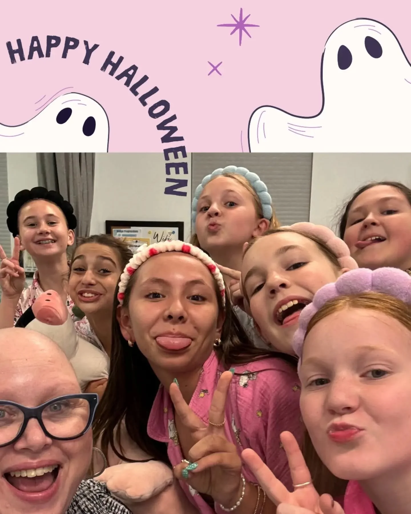 Who says ballet can't be a little spooky? 🎃 Our dancers had a boo-tiful time in ballet class with Ms. Anne during Dress-Up Week!

We're so thankful for Ms. Anne for stepping in and keeping our dancers dancing! 🧡🖤