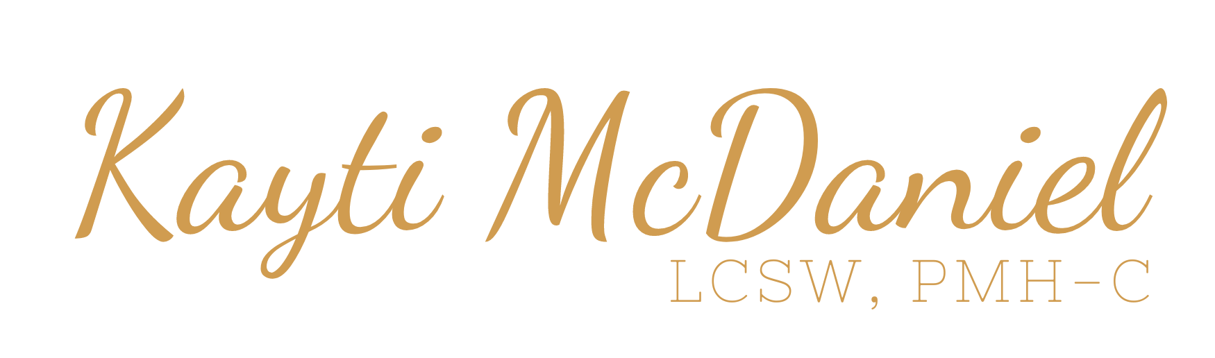 Kayti McDaniel, LCSW, PMH-C Logo