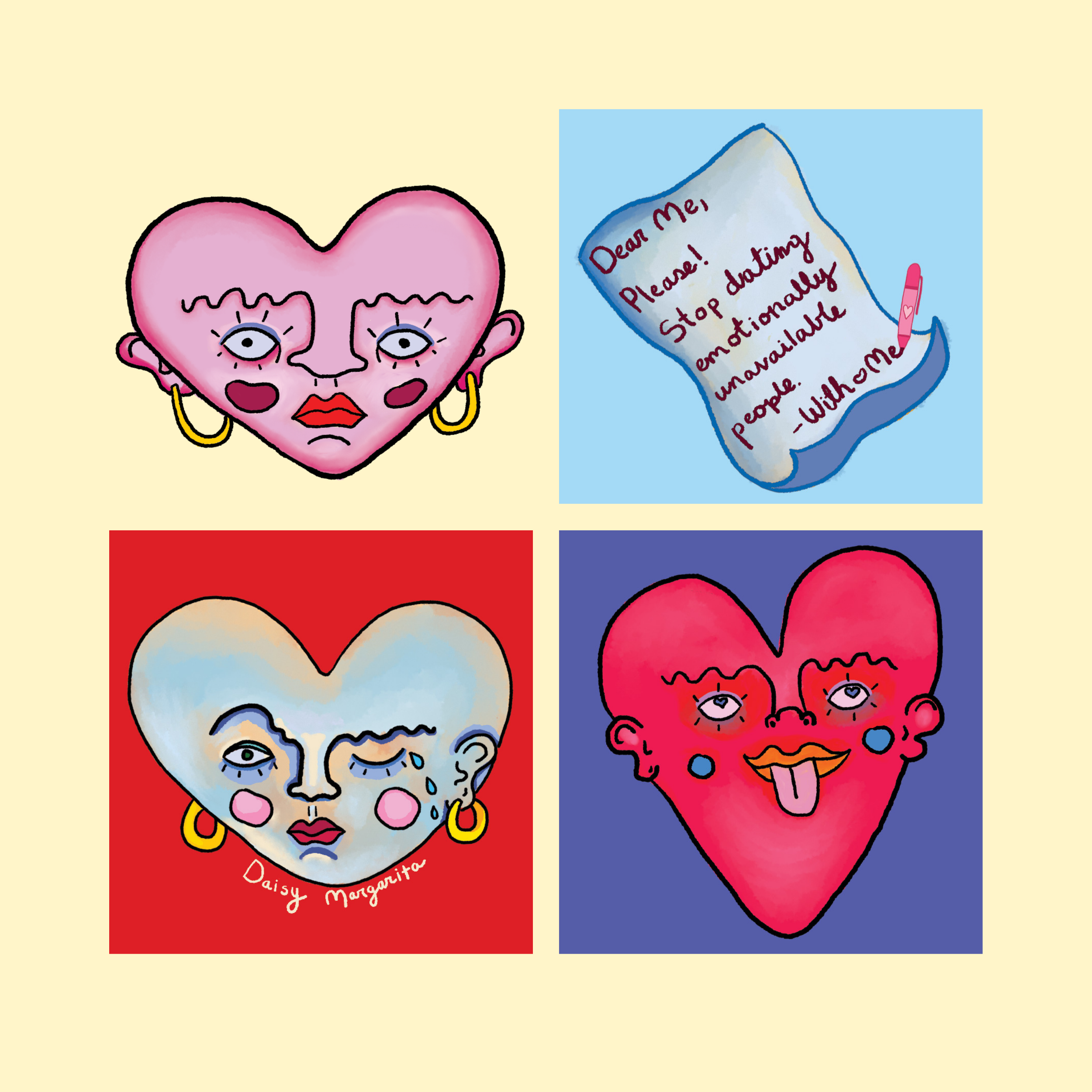 Disgusting Love Letters - Sticker Pack