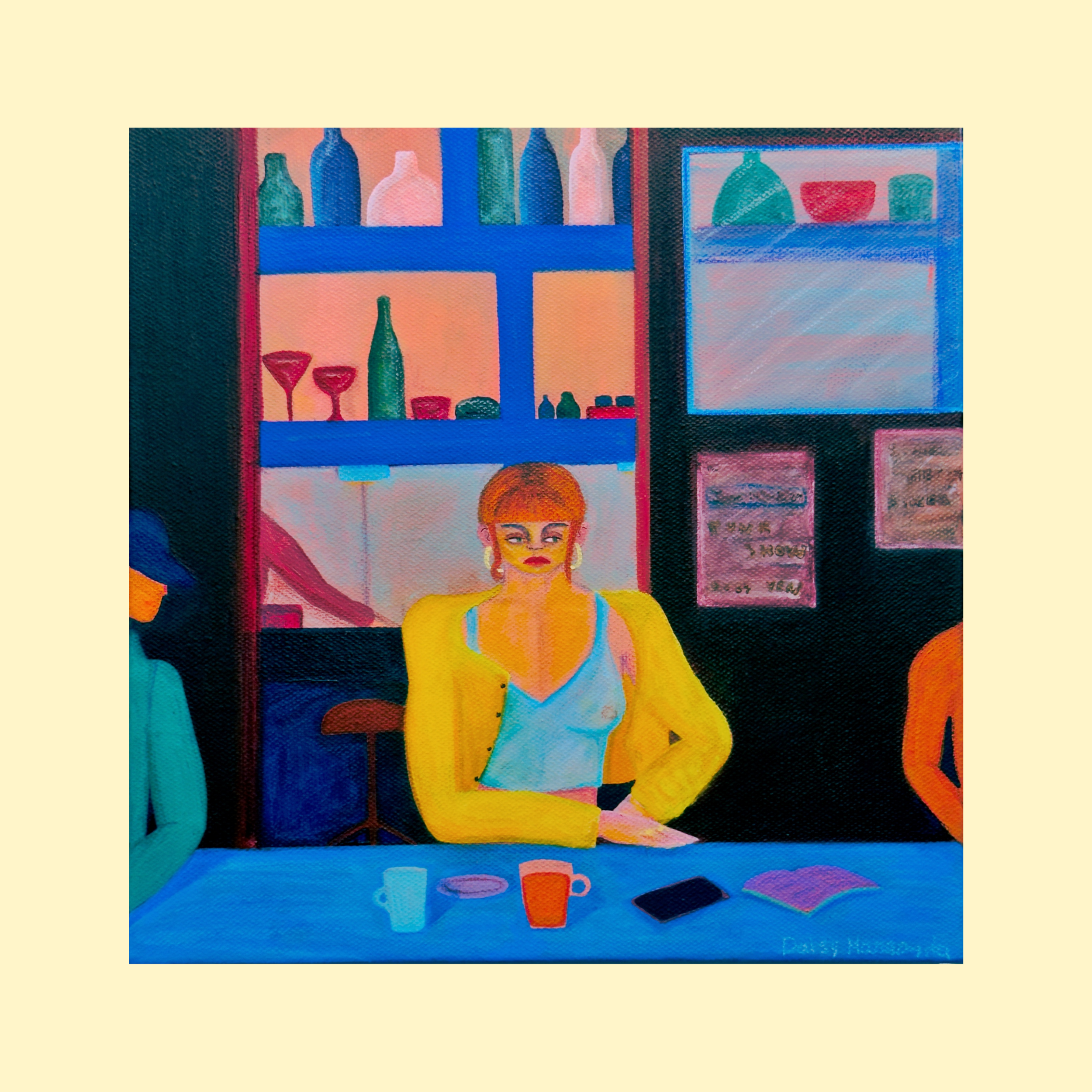 Waiting at the Café