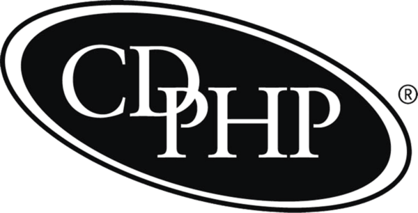 A logo with the text 'CDPHP' inside an oval shape.