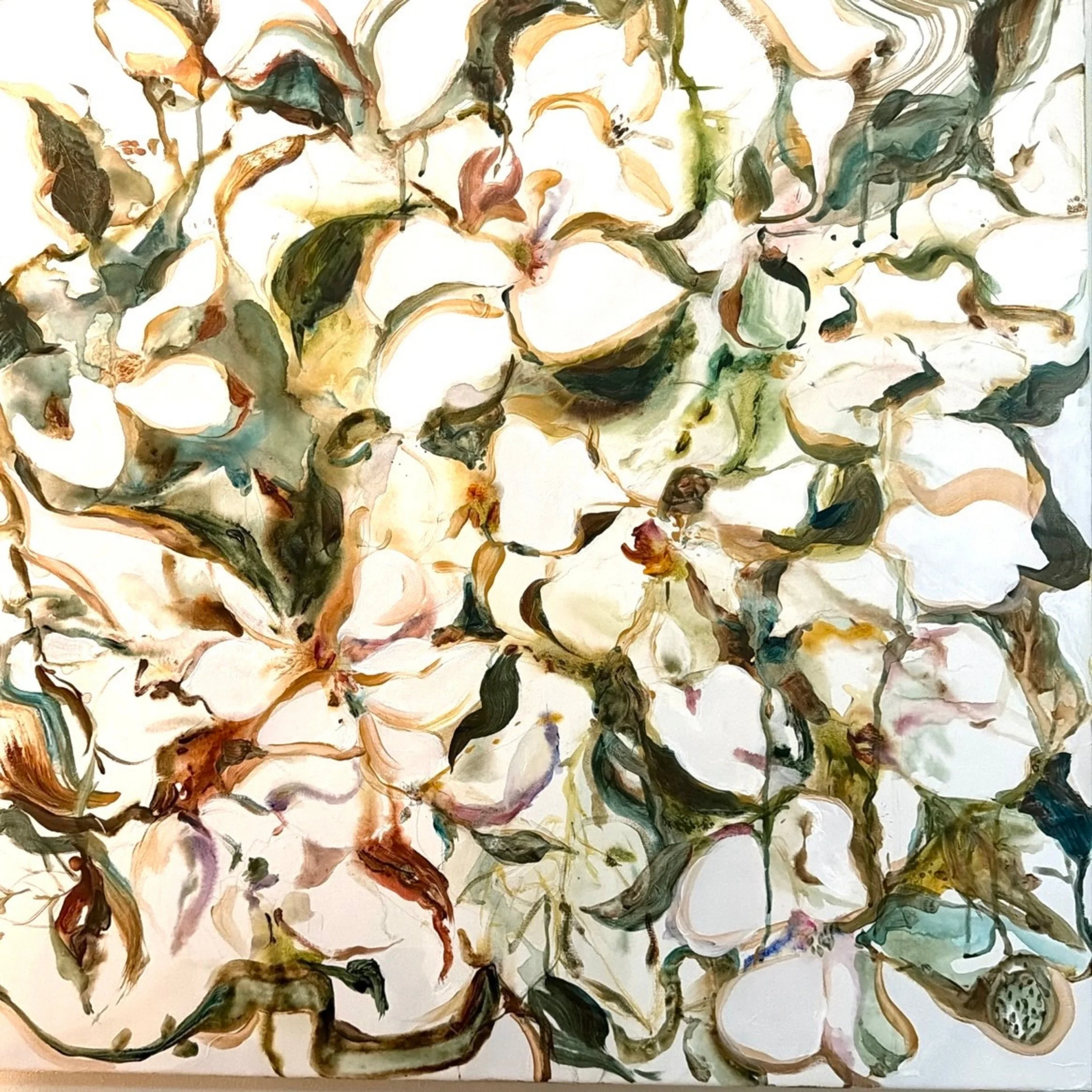 Dianne Kelly • Magnolia Grandiflora • acrylic • 80 x 80 cm • $3000