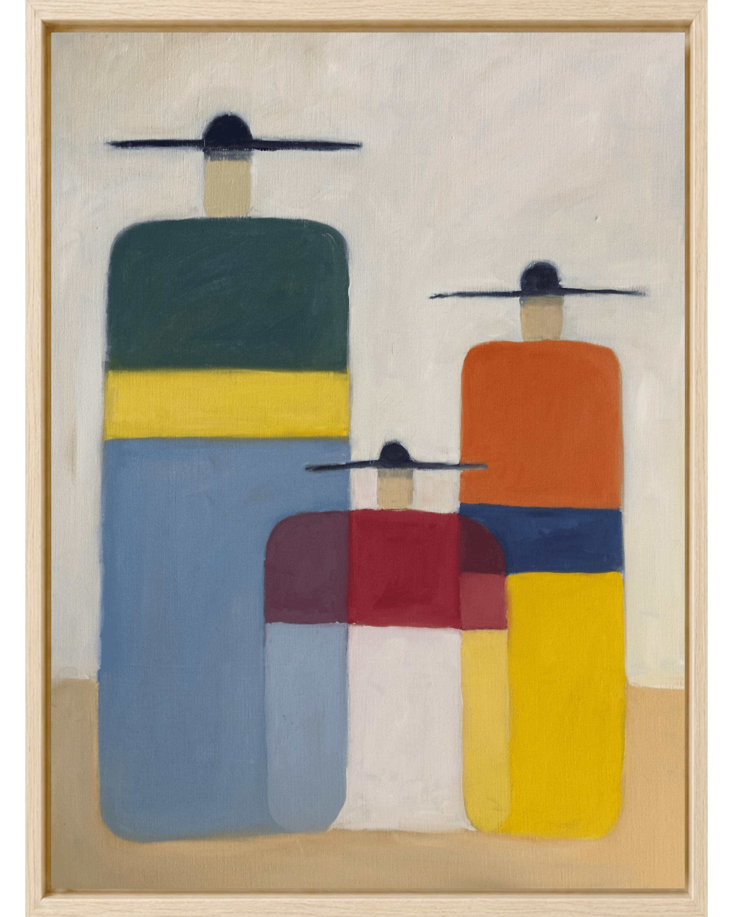 Paul Fairweather • Tapio trio • oil on canvas • 76 x 100 cm • $3200