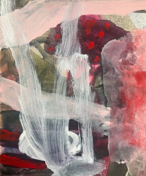 Amy Clarke • seen and imagined 3 • acrylic on canvas unframed • 30 x 25 cm • $440