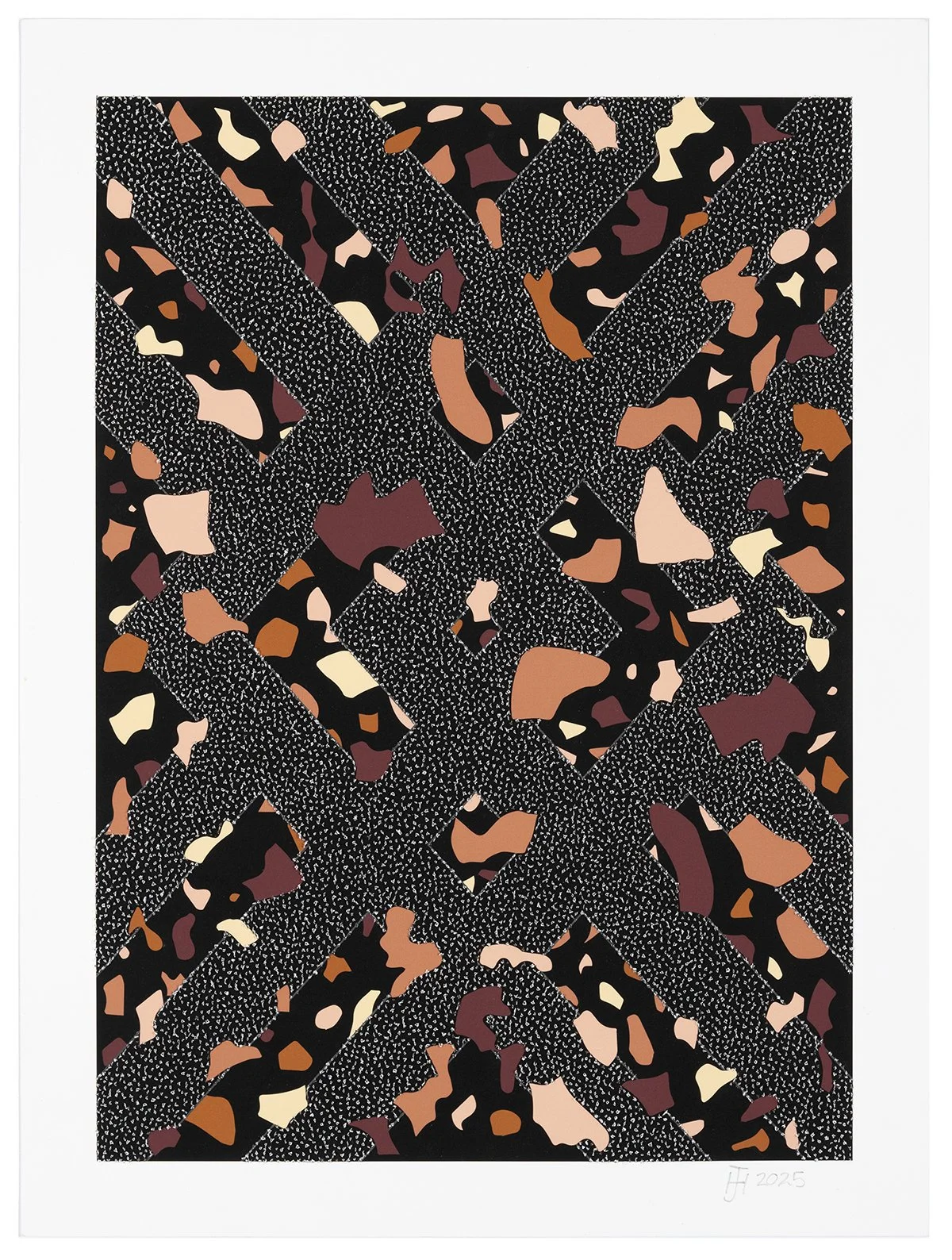 Jennifer Herd • resistance & revelation IV • archival ink & pinholes on 320gsm Sihl paper • 48 x 36 cm • $4500