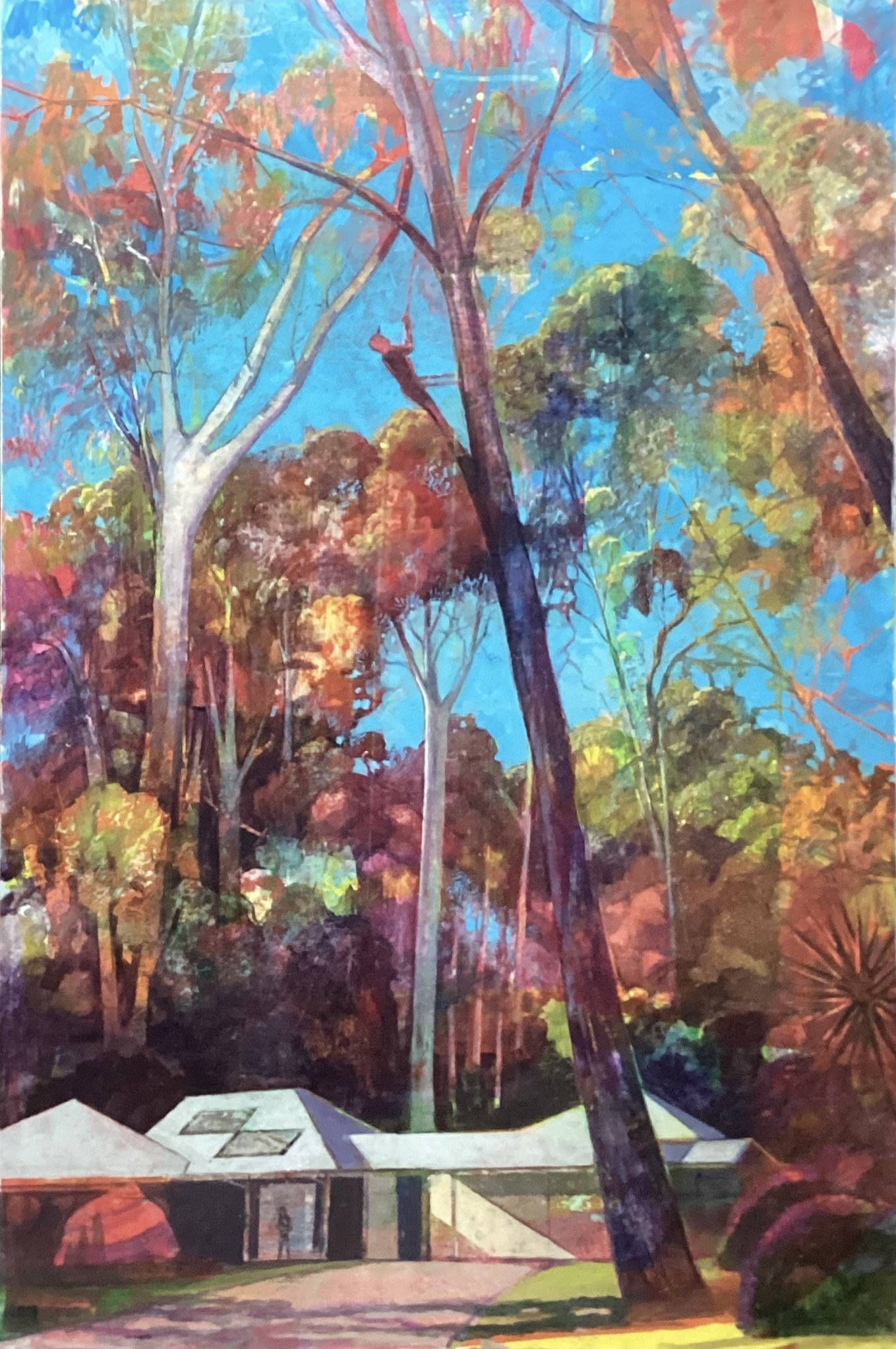 Nick Olsen • the climber 1 • oil on board • 90 x 60 cm • $3200