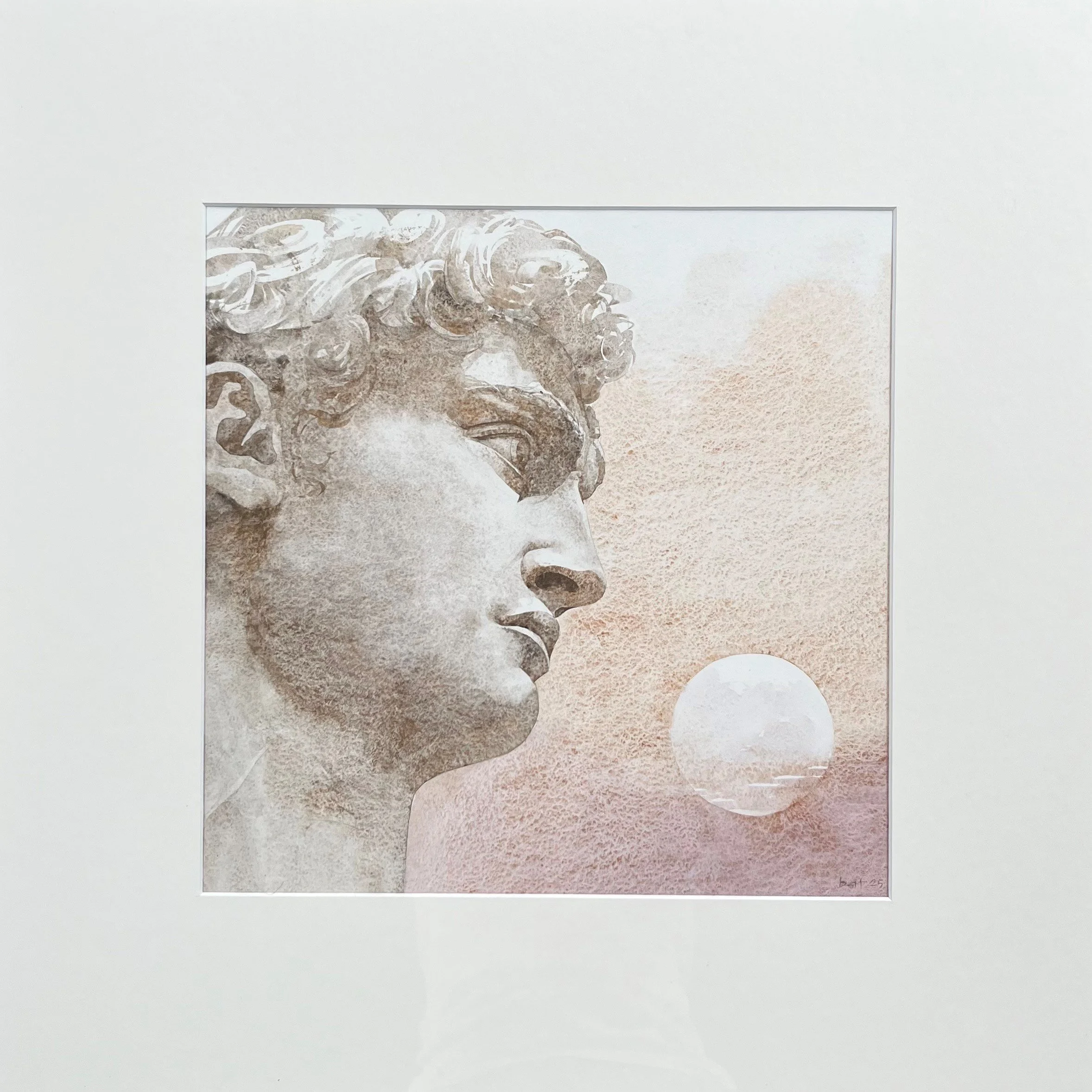 Chris Battersby • quiet resistance to our restless paradigm • w/ colour • 64 x 64 2 cm • $990