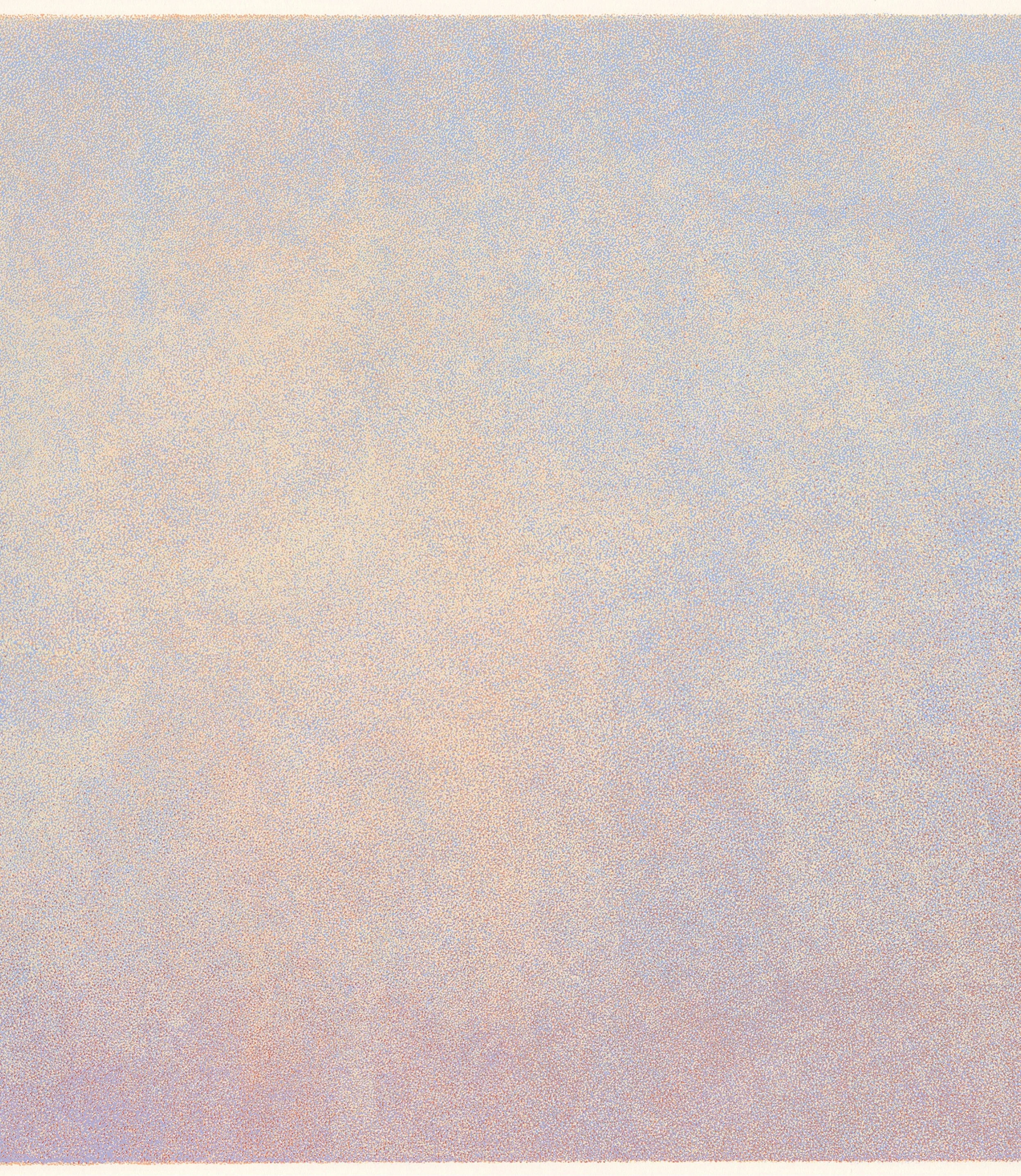 Alethea Richter • data to dust 3 • handprinted multi-layer silkscreen on BFK Rives. Custom framed • 76 x 66 cm • $1400