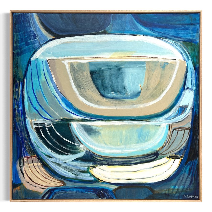 Sophie Farquhar • creating good memories 2025 • acrylic on canvas • 94 x 94 cm • $980