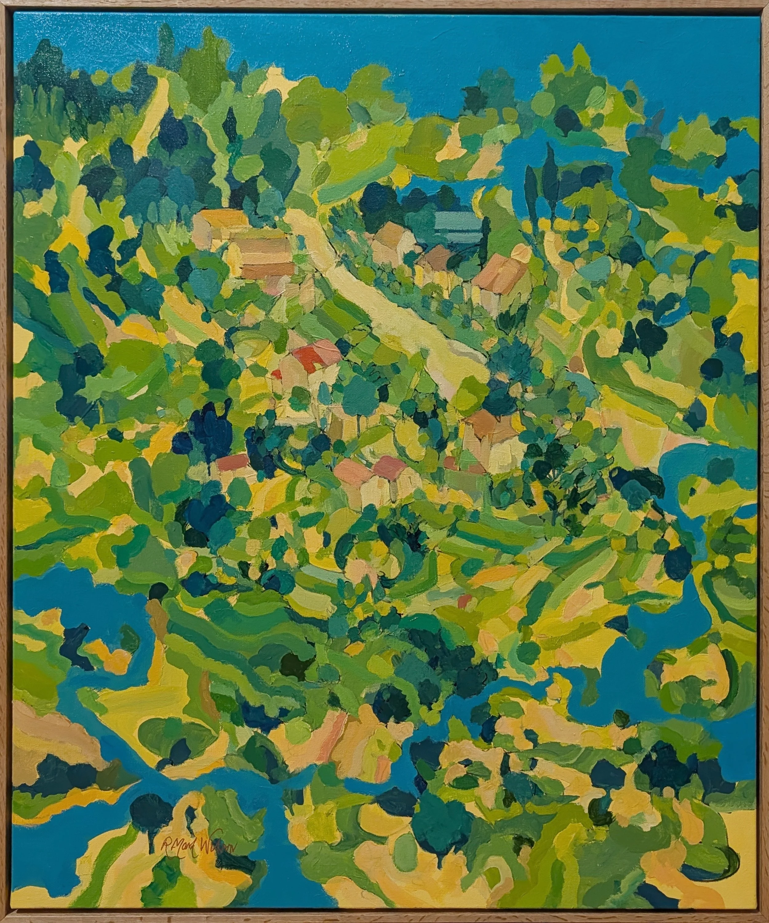 Robin Wilson • Bay Islands • acrylic on canvas • 79 x 94 cm • $1850