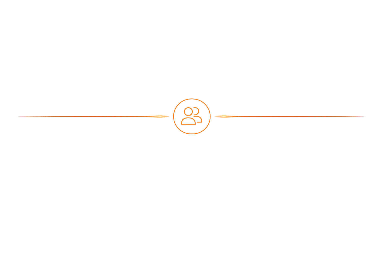 Digital illustration of a business person icon inside an orange circle, overlaying a futuristic, data-driven background with blue, red, and black streaks and shapes.