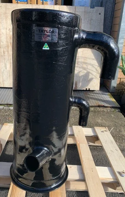 Heavy-duty water gas separator engineered for commercial marine applications.