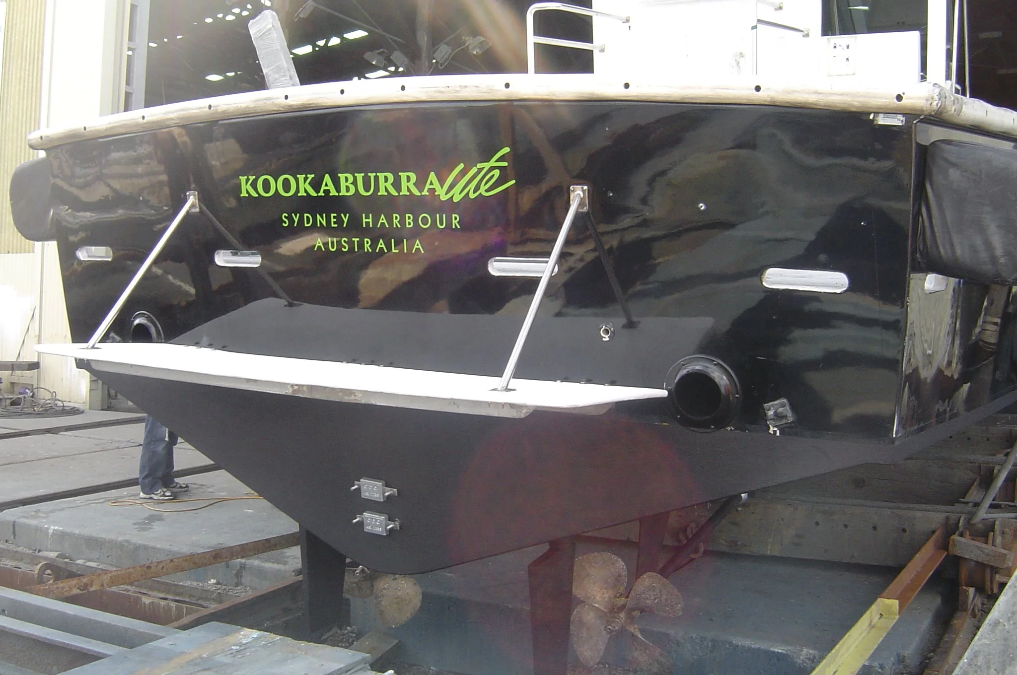 Taylor Marine Exhaust system supplied for Kookaburra Ute.
