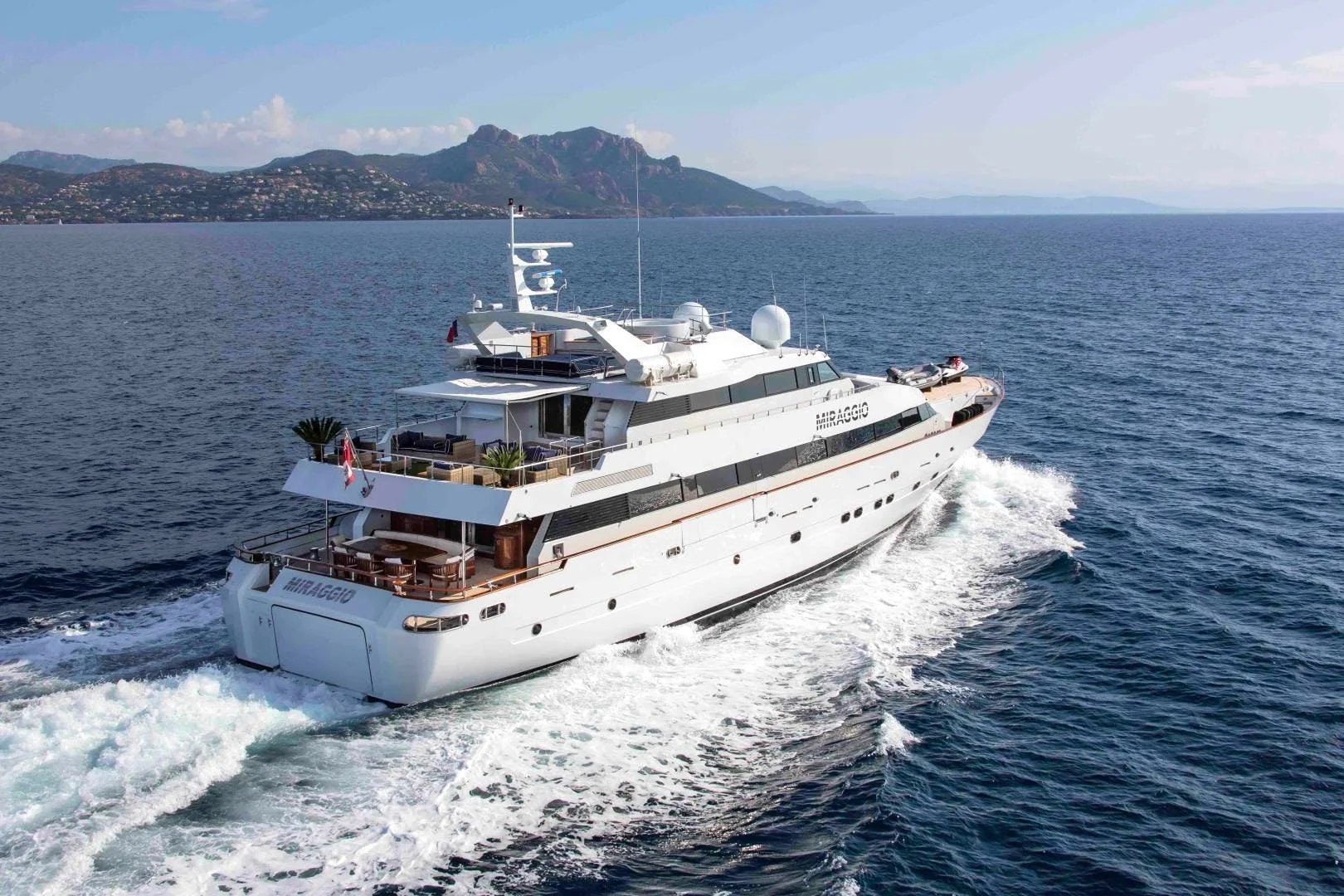 Miraggio. Taylor Marine Exhaust system supplied for a luxury superyacht designed for premium recreational cruising.