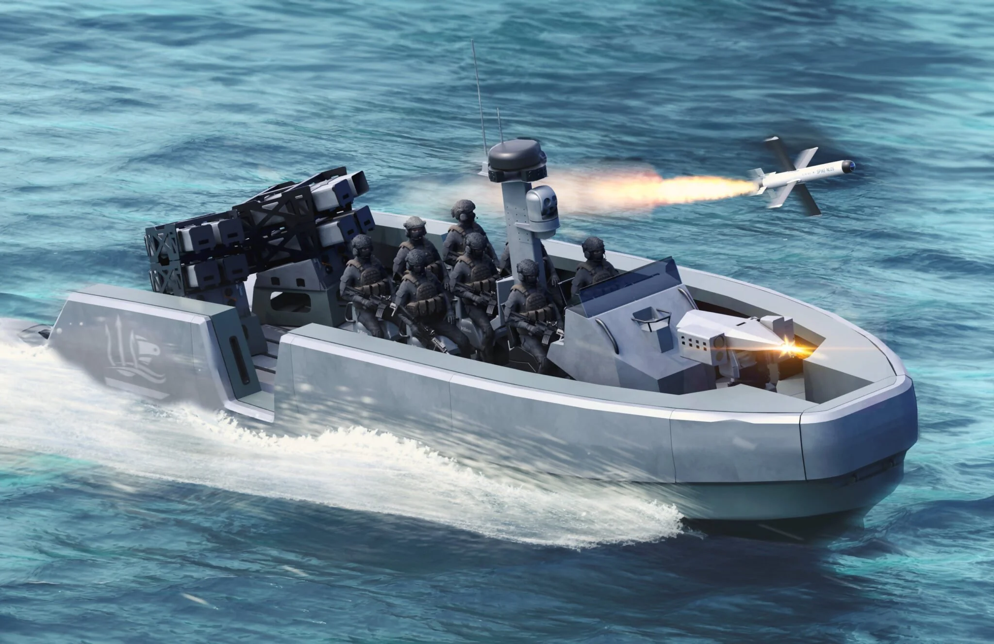 Whiskey Bravo. Taylor Marine Exhaust system supplied for a high-speed military patrol vessel operating in demanding marine conditions.