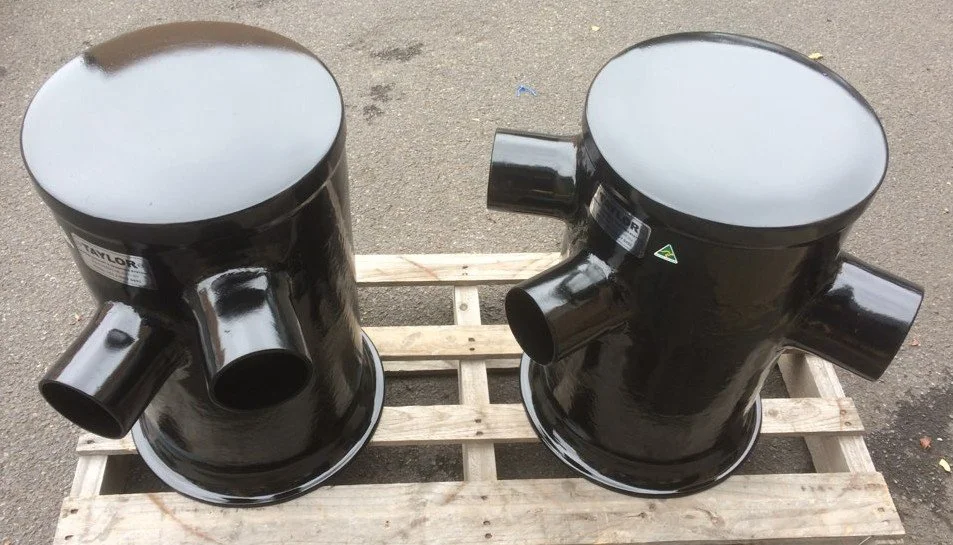 Marine water gas separators manufactured in Australia by Taylor Marine Exhaust.