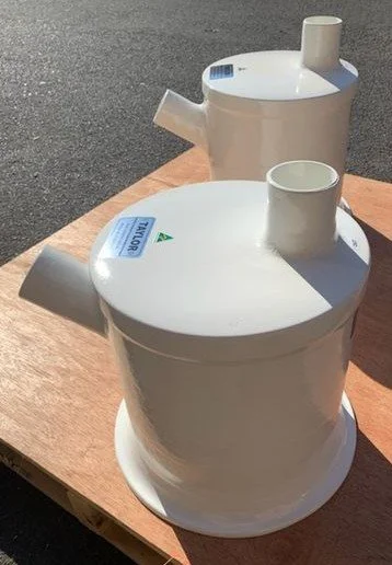 Taylor Marine Exhaust water lift mufflers manufactured for custom marine exhaust systems.