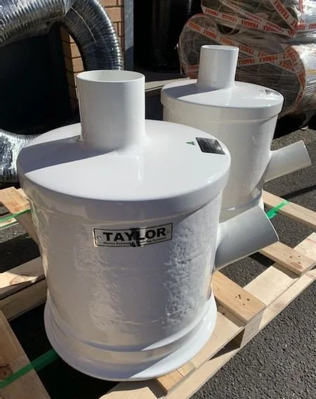 Taylor Marine Exhaust water lift muffler manufactured for reliable marine exhaust performance.