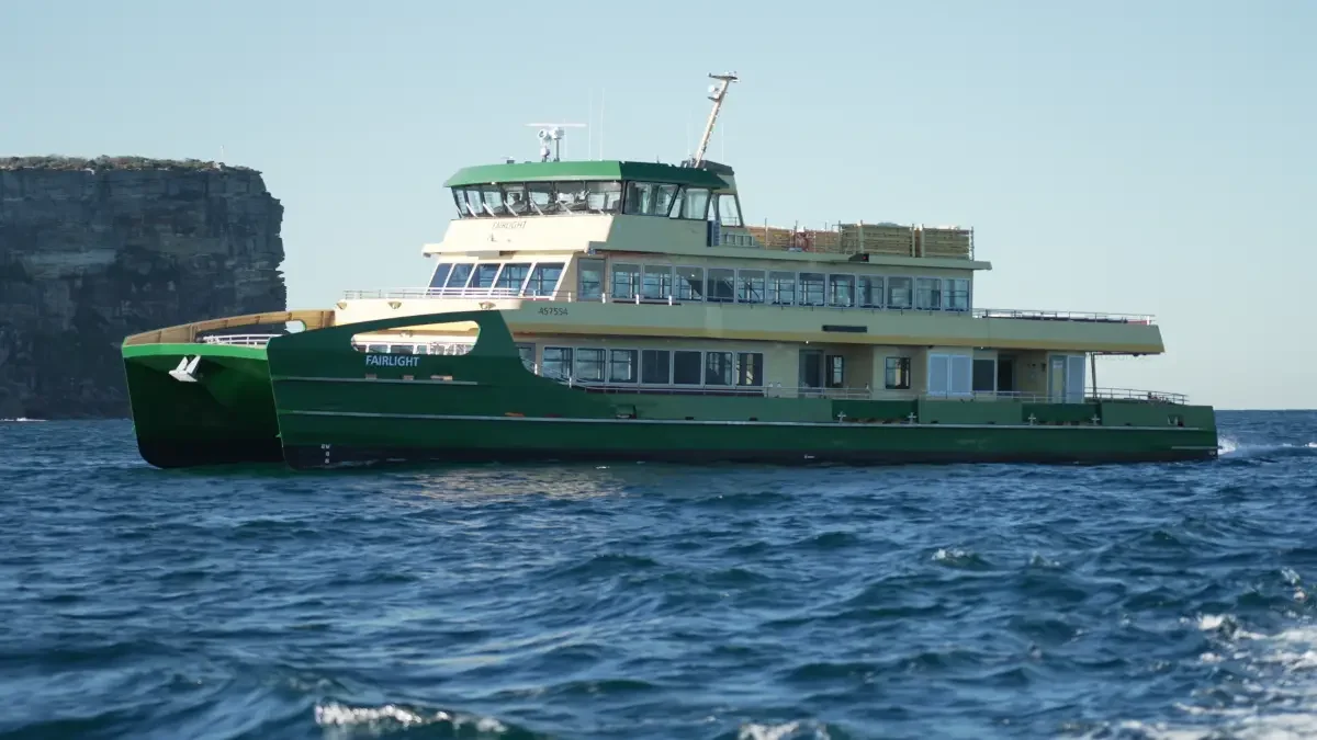 Taylor Marine Exhaust system supplied for a Sydney Ferries.