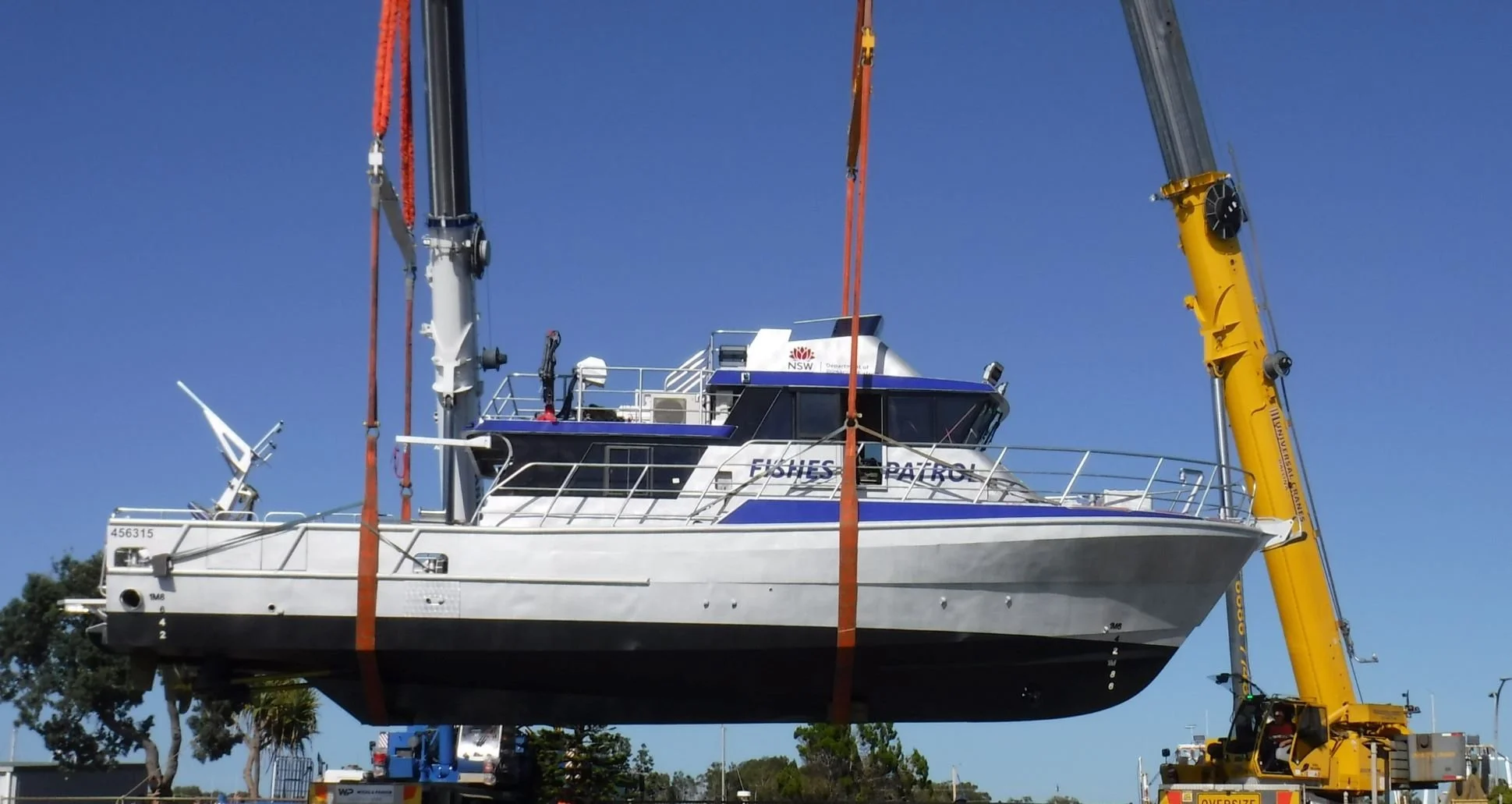 Taylor Marine Exhaust system supplied for NSW Fisheries Patrol new build.