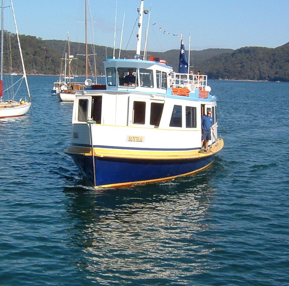 Taylor Marine Exhaust system supplied for a Myra ferry, combining modern exhaust performance with traditional vessel design.