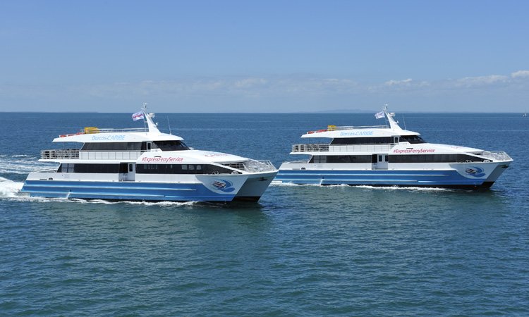 Passenger Catamarans. Taylor Marine Exhaust systems supplied for commercial passenger catamarans operating in tourism and transport service.