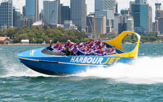 Harbour Jet. Taylor Marine Exhaust system supplied for a high-speed jet boat operating in tourism and adventure passenger service.
