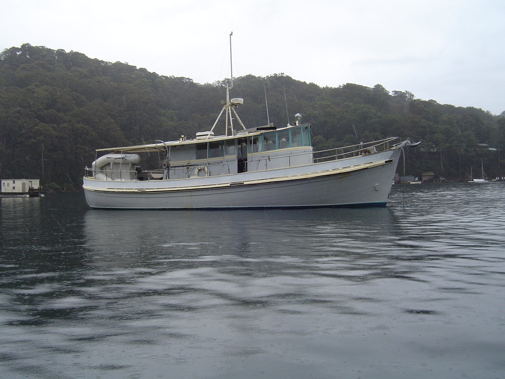 Taylor Marine Exhaust system supplied for a classic timber cruiser operating in recreational and coastal cruising service.