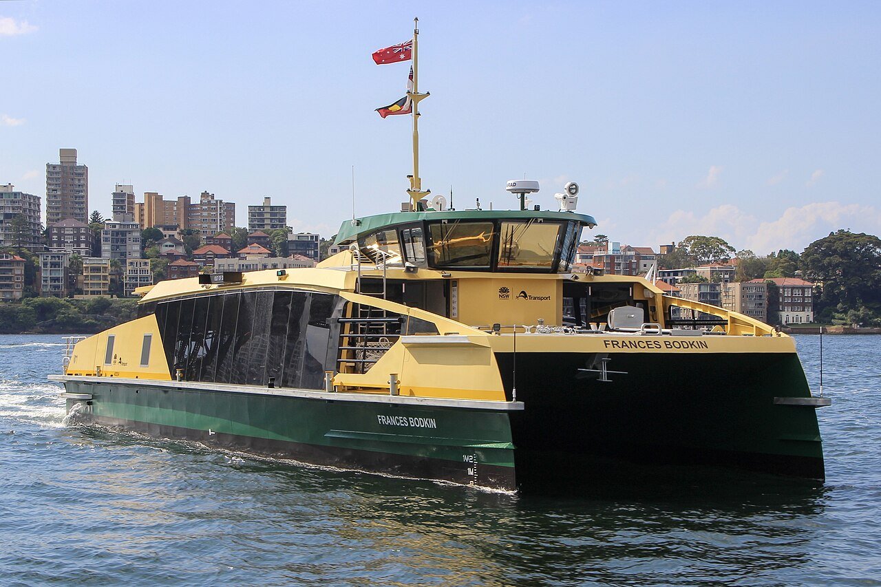 Taylor Marine Exhaust system supplied for a Sydney's Frances Bodkin ferry.