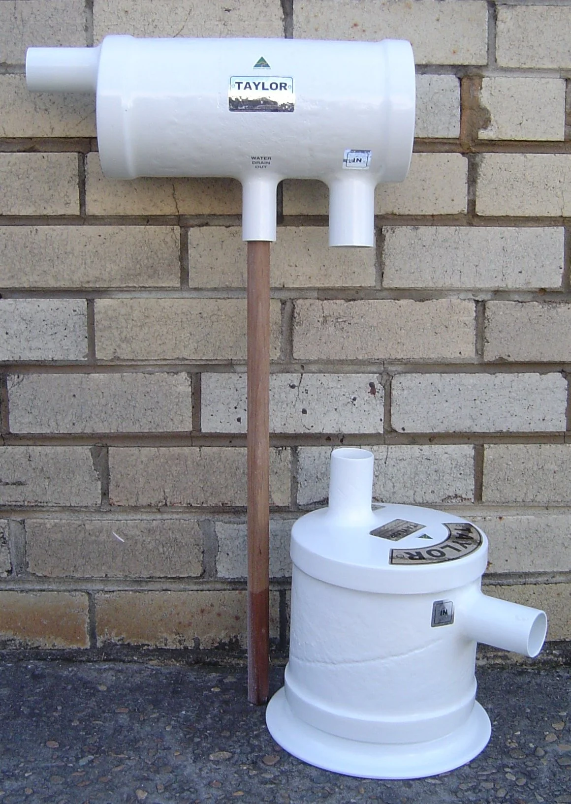 Custom composite water gas separator manufactured by Taylor Marine Exhaust.