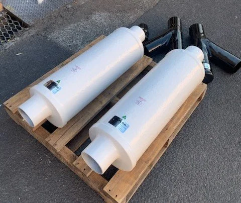Taylor Marine Exhaust exhaust silencers manufactured for long-term marine service.