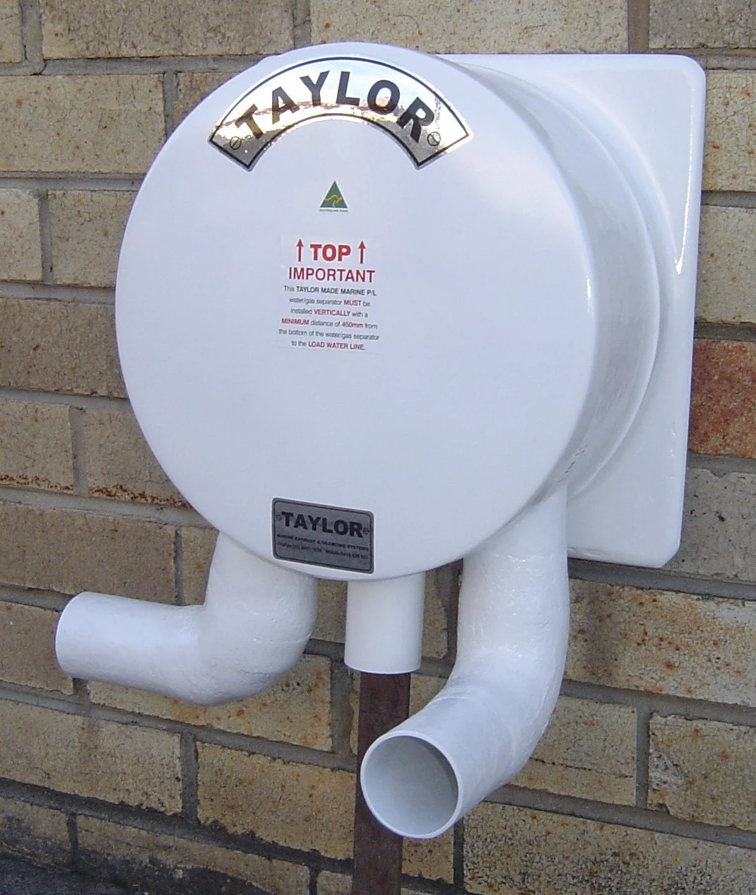 Marine exhaust water gas separator designed to improve onboard comfort.