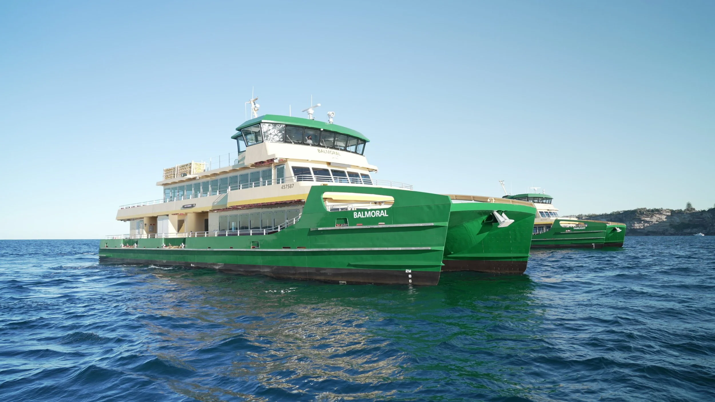 Taylor Marine Exhaust system supplied for Sydney Harbour passenger ferry operating in continuous commercial service.