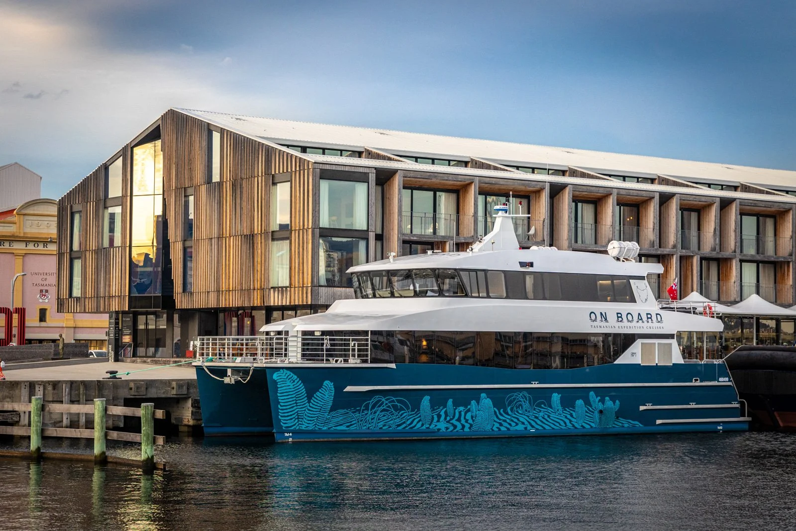 Taylor Marine Exhaust system supplied for a commercial Tasmanian vessel operating in tourism service.