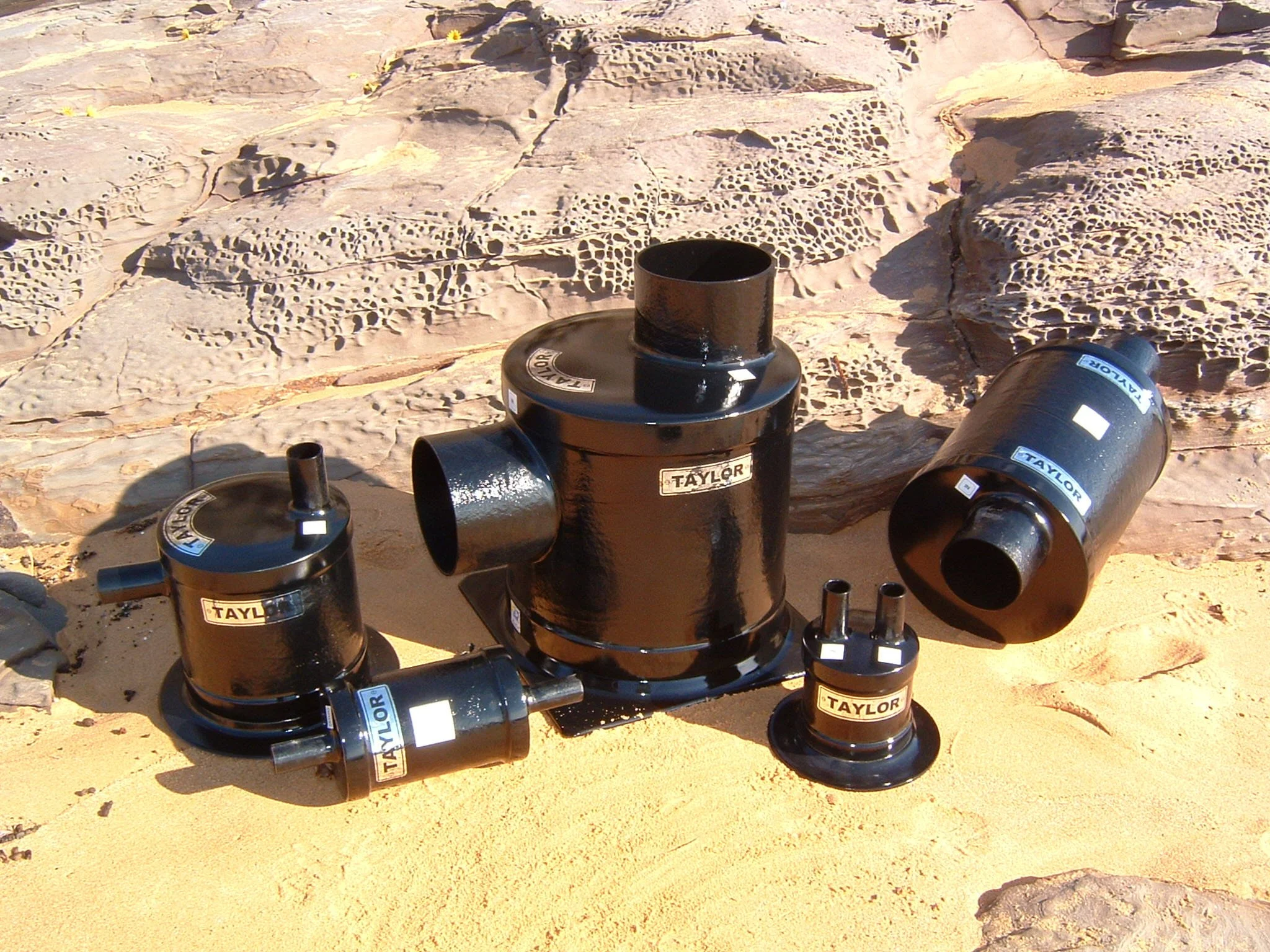 Marine water lift muffler engineered for reliable wet exhaust system performance.