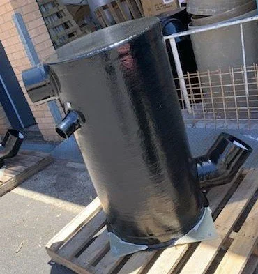 Taylor Marine Exhaust water gas separator designed for efficient marine exhaust management.