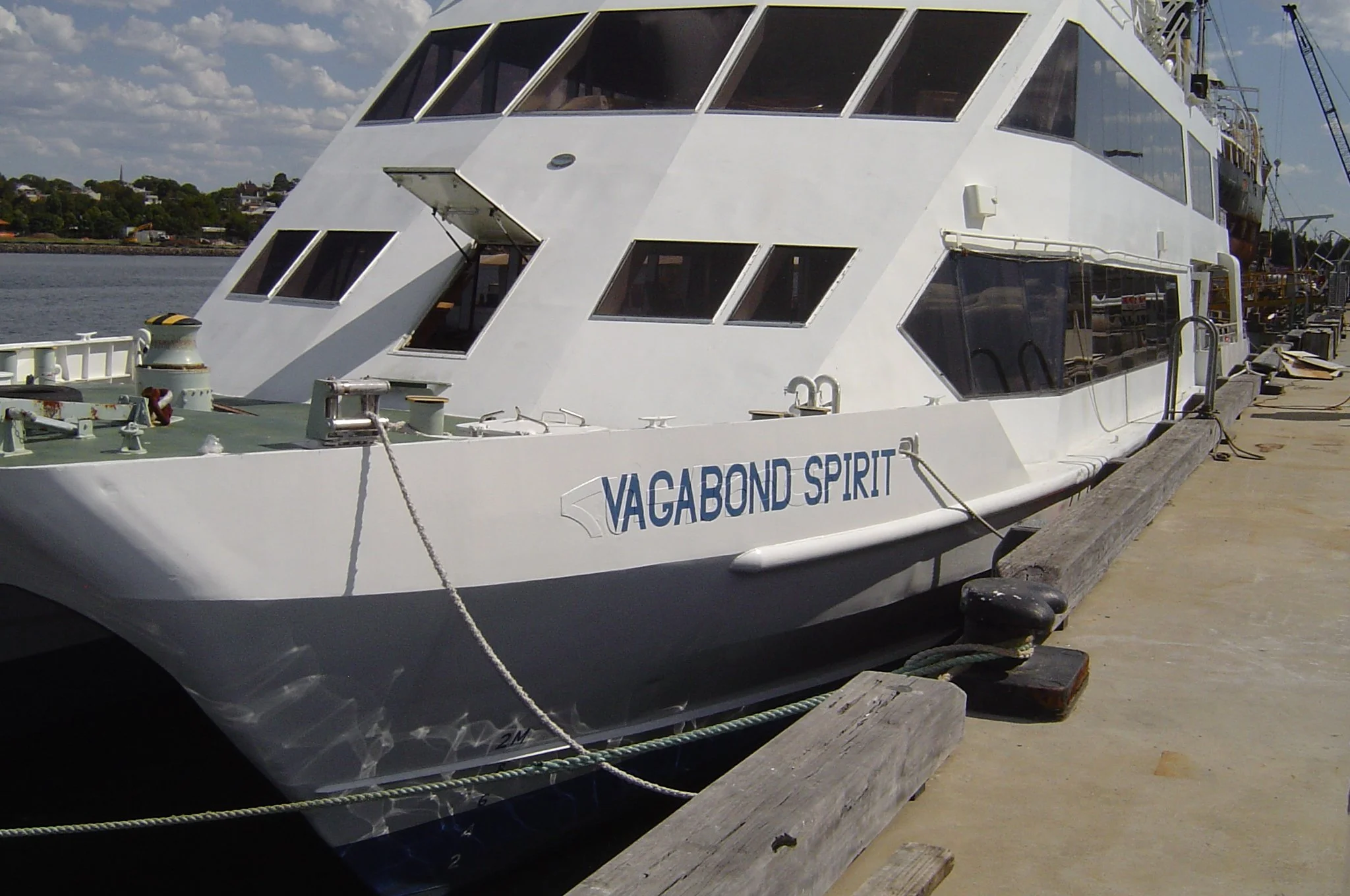 Taylor Marine Exhaust system supplied for Vagabond Spirit, a Sydney Harbour cruise vessel operating in tourism, events and passenger service.