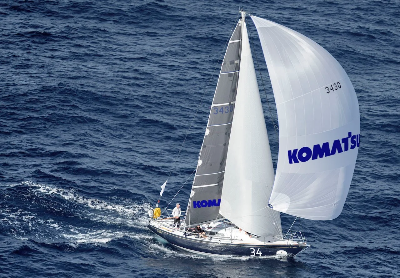 Offshore Racing Yacht. Taylor Marine Exhaust system supplied for an offshore racing yacht competing in major ocean racing events including Sydney to Hobart.