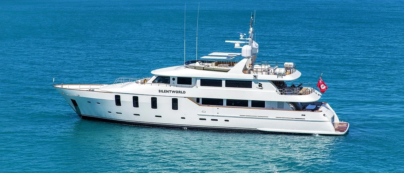 Taylor Marine Exhaust system supplied for luxury motor yacht Silentworld requiring premium fit, finish and long-term durability.