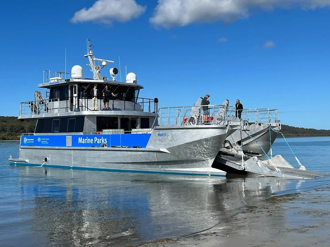NSW Marine Parks Vessel. Taylor Marine Exhaust system supplied for a NSW Marine Parks vessel supporting government marine operations.