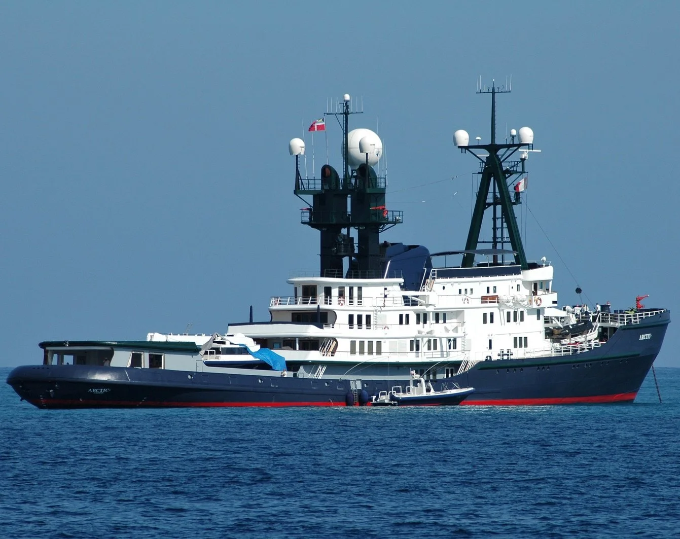 Taylor Marine Exhaust - supplier to iconic explorer superyacht Arctic P.