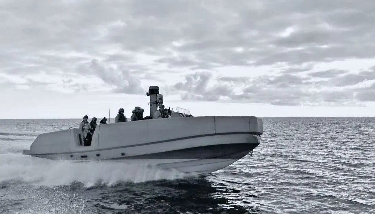 Whiskey Project Bravo. Taylor Marine Exhaust system supplied for a high-speed defence patrol vessel.