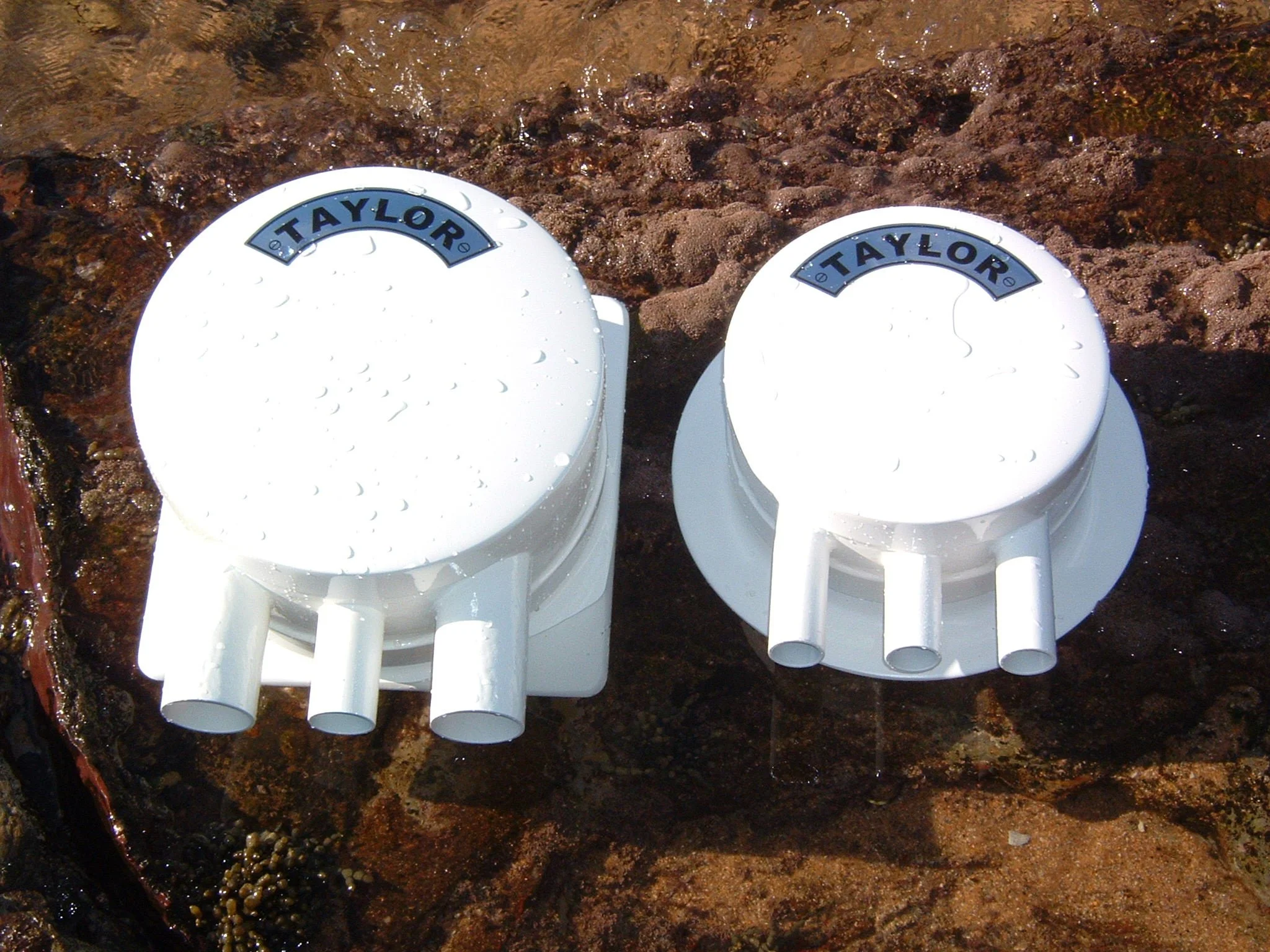 Taylor Marine Exhaust marine water gas separators manufactured from premium glass-reinforced vinyl ester.