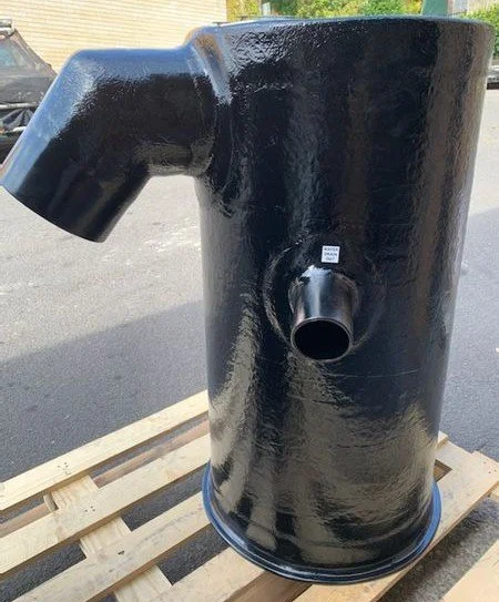 Marine exhaust water gas separator engineered for demanding marine environments.