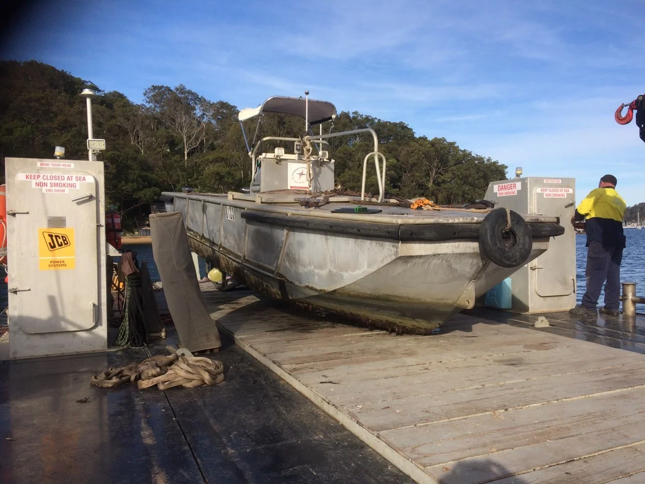 Taylor Marine Exhaust system supplied for a commercial fishing vessel operating in Australian waters.