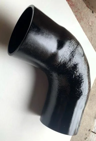 Glass-reinforced vinyl ester exhaust elbow engineered for marine wet exhaust applications.