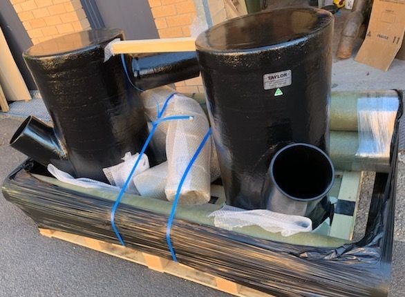 Taylor Marine Exhaust wet exhaust system package.